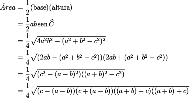 a=s(s-a)(s-b)(s-c) 60 D.C.