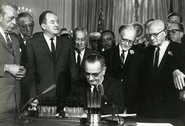 Civil Rights Act of 1964 signed into law