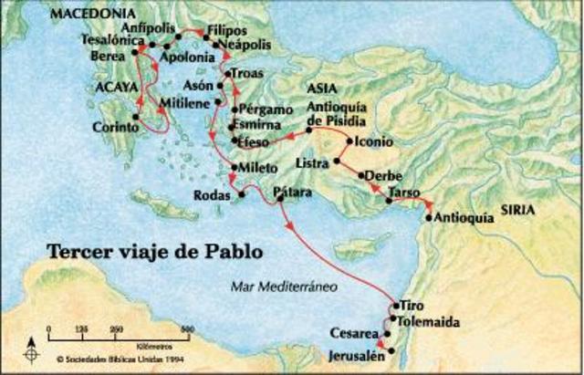 Tercer Viaje de San Pablo