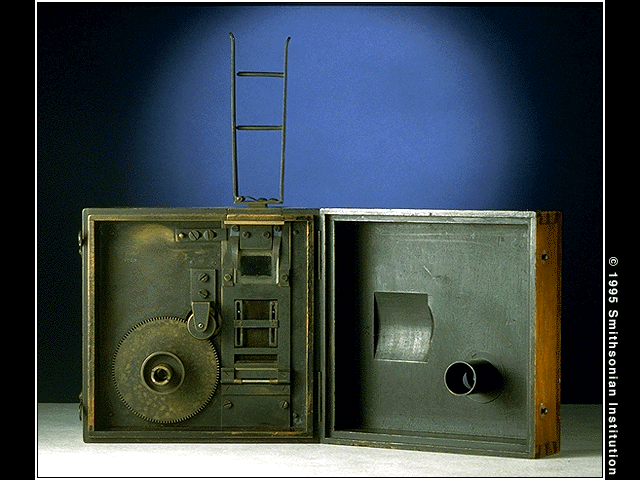 The first motion picture camera