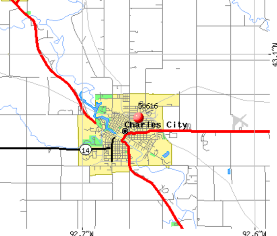 I moved to Charles City Iowa