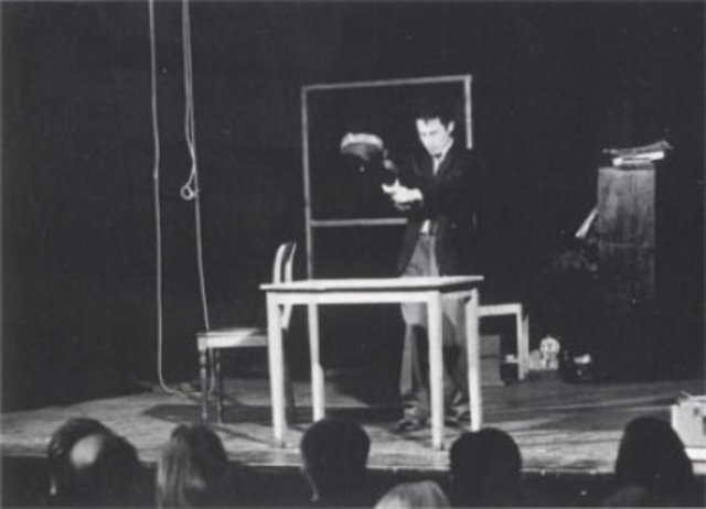 Nam June Paik perfomrs "One for Violin"