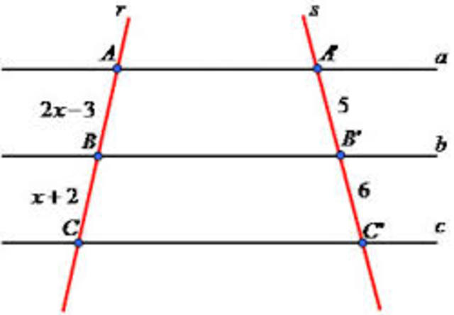 TEOREMA DE TALES  VI A.C