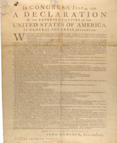 Declaration Of Independence