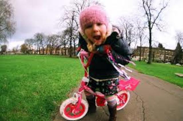 Learning how to ride a bike