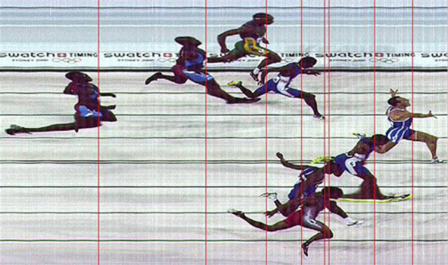 First photo finish camera installed