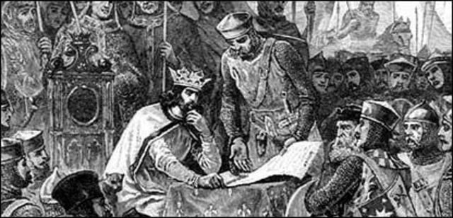 Redacción de la Carta Magna Inglesa
