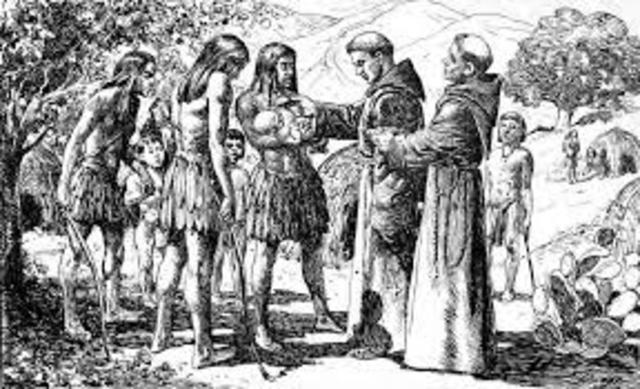 Christian Missionaries Led by Father Junipero Serra