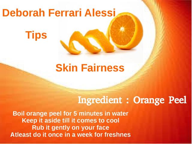 Deborah Ferrari Alessi - Tips - Skin Fairness
