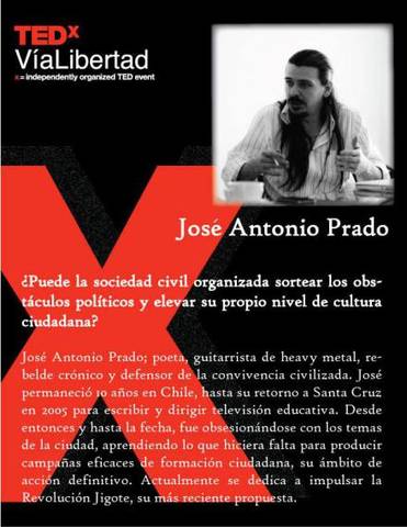 Revolución Jigote con un representante de lujo en la Charla TEDx Via Libertad