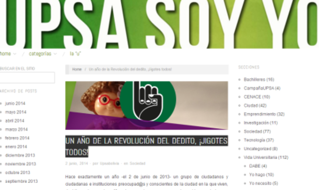 “UN AÑO DE LA REVOLUCIÓN DEL DEDITO, ¡JIGOTES TODOS!”