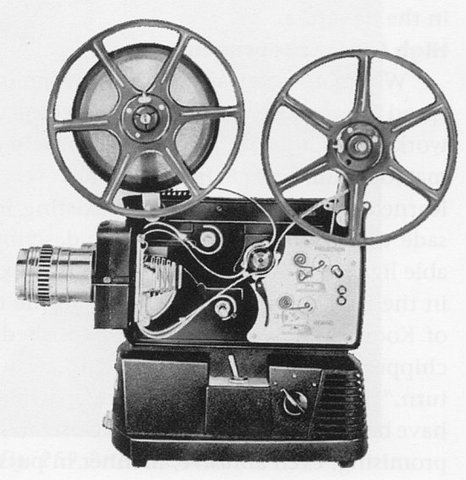 The projector was invented