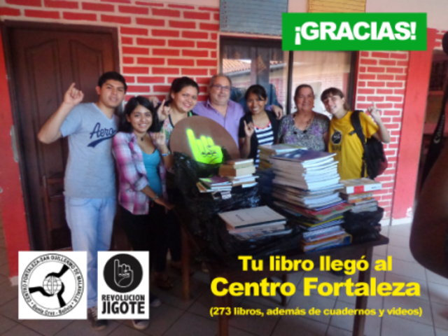 Libros para la biblioteca del Centro Fortaleza