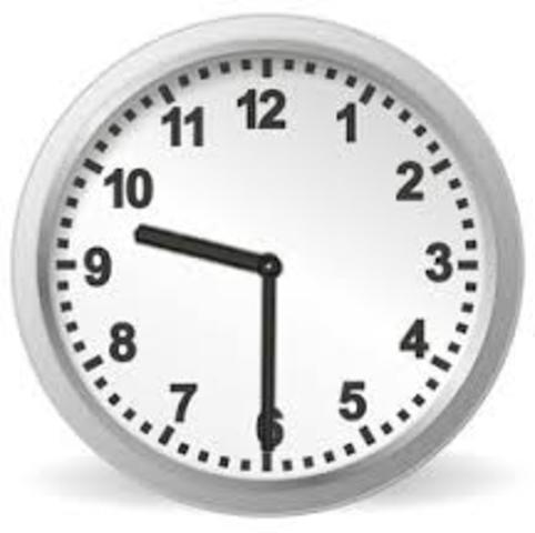 9:30 catches the bus