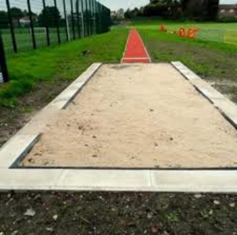 Conference track long jump