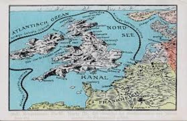 Germany declares a "war zone" around Great Britain