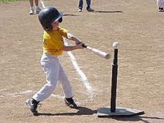 Played my first baseball game