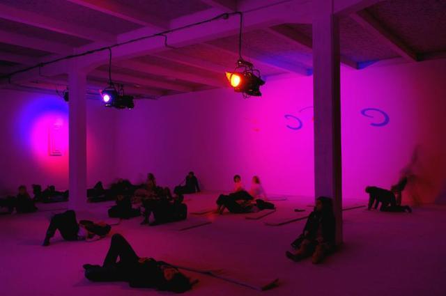 La Monte Young holds first concert in his "Dream House"