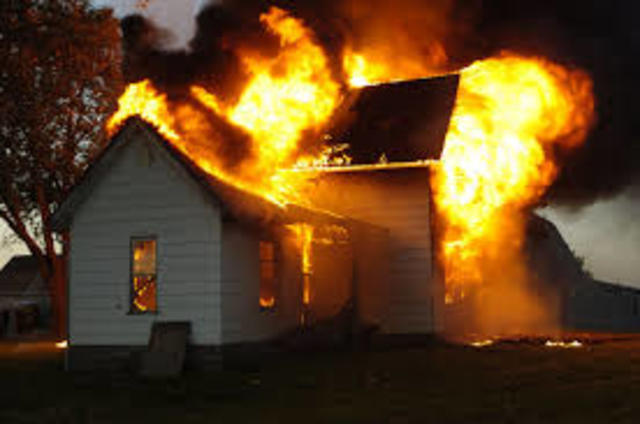 when my house burned