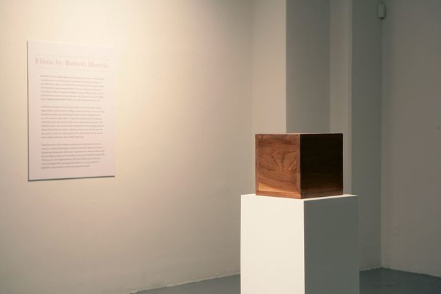 Robert Morris creates "Box with the sound of its own making"