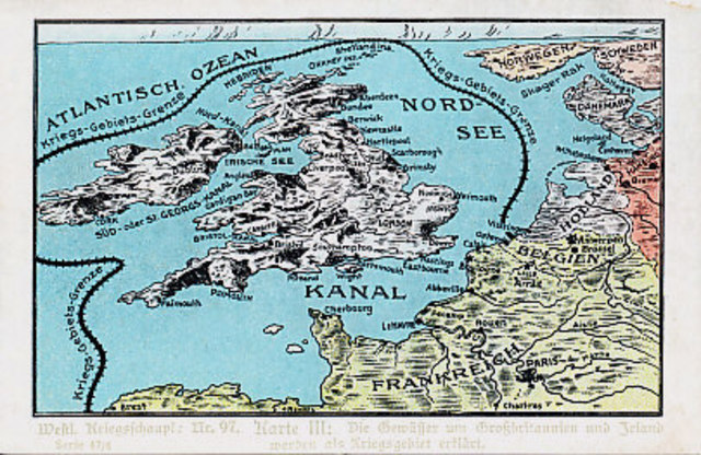 Germany declares War Zone on Great Britin