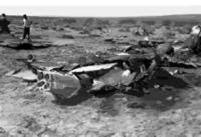 Alleged and disputed Roswell UFO incident.