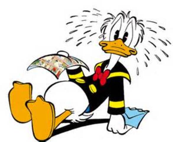 The First Donald Duck cartoon realeses.