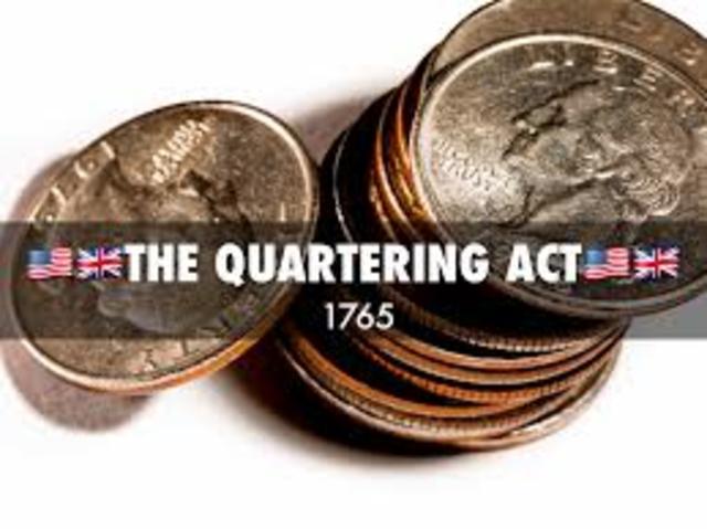 Quartering Act of 1765