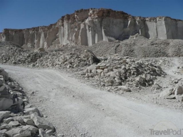 Explosion in stone quarry