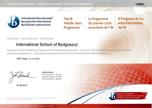 Got MYP Diploma
