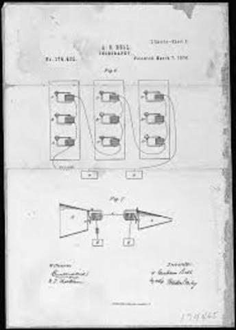 Bell patents telephone