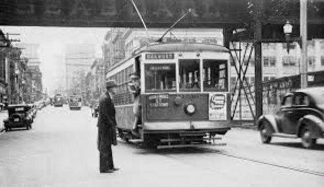 First electric trolley line, Richmond, VA