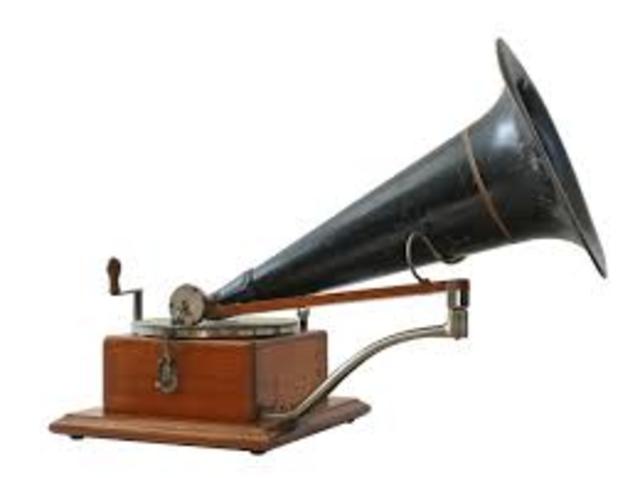 The gramophone invented
