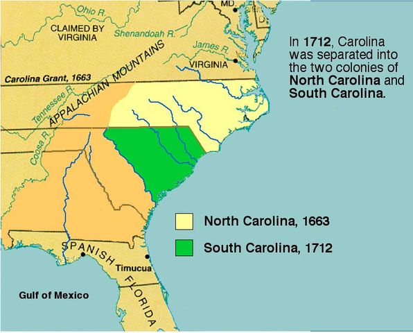 North and South Carolina Seperate