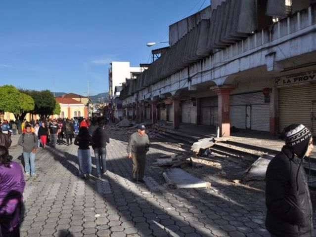 Un terremoto occurió cerca de Puerto Madero en el diete de julio