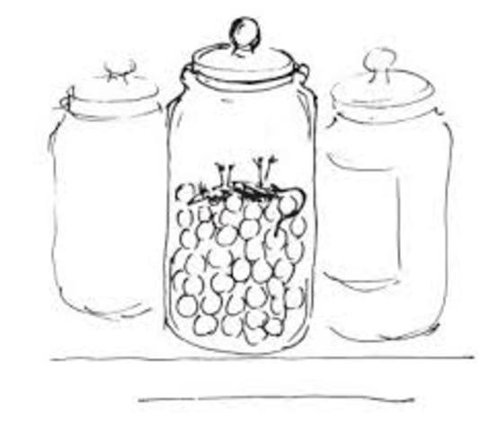 A mouse in the jar