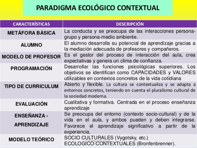 ECOLÓGICO CONTEXTUAL - INTERACCIÓN SOCIAL