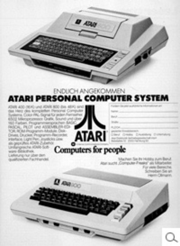 Atari 400 and 800 computers