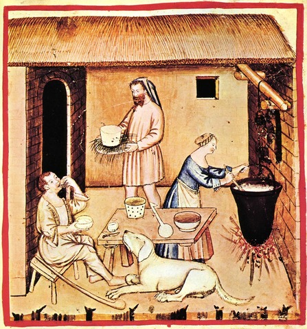 Cheese first invented (5,500 BCE)