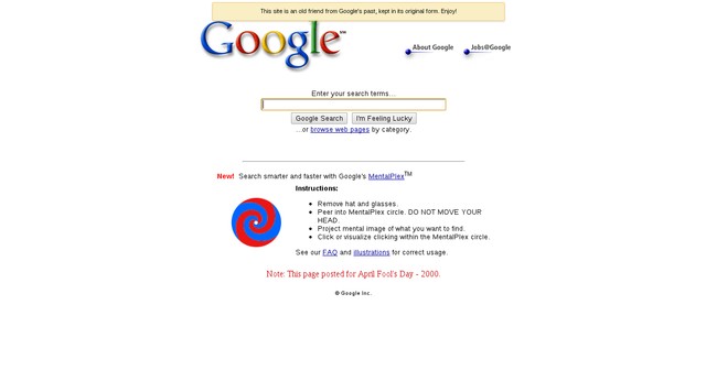 First April Fools Hoax