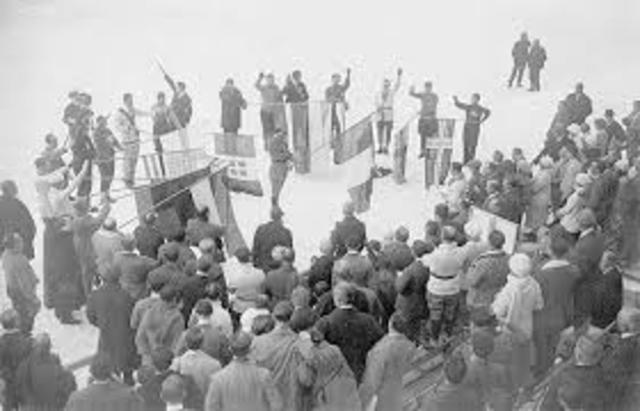 First Winter Olympics in Chamonix, France