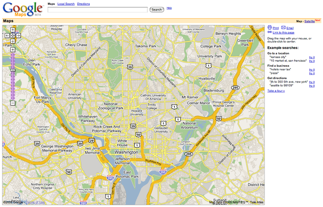 Google Maps Goes Live