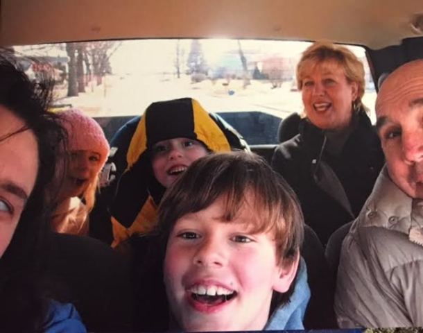 My grandparents visited us for the first time