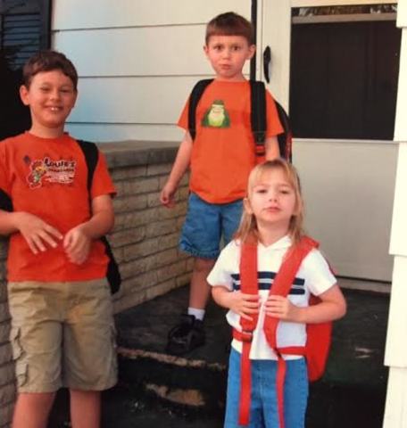 Me and Ben went into preschool