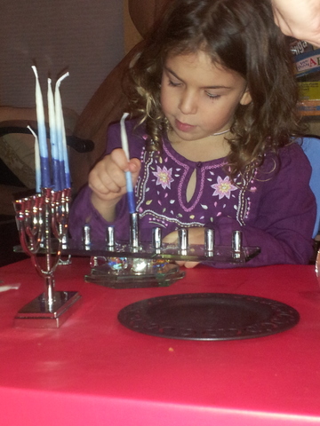 My daughters attending Chabad preschool