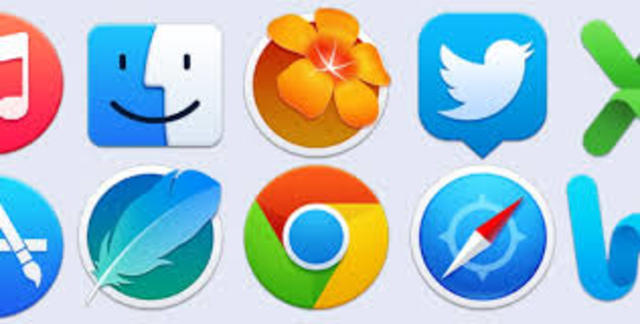 Inicio de los iconos