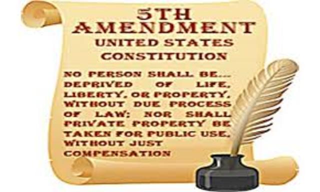 fifth amendment