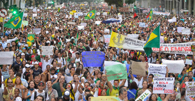 Protestos reúnem 1,25 milhão em todo o país