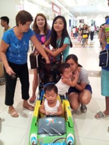 Before we left the Philippines.