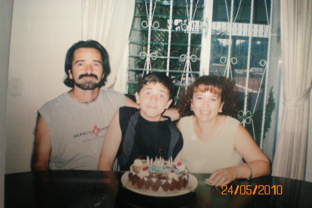 cumpleaños con mi papa